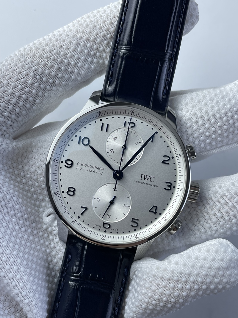 (준비완료/특급배송)NO.2313/ ZF공장 V3 IWC IW3716 포루트기저 화이트다이얼 블루핸즈 가죽