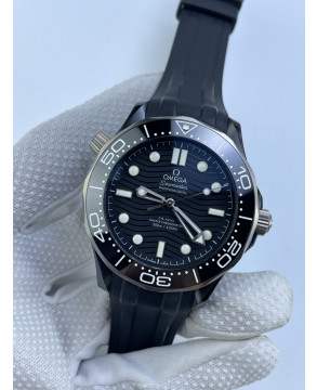 (준비완료/특급배송)NO.3300/VS공장 V2 오메가 다이버300 세라믹 블랙 논데이트 러버