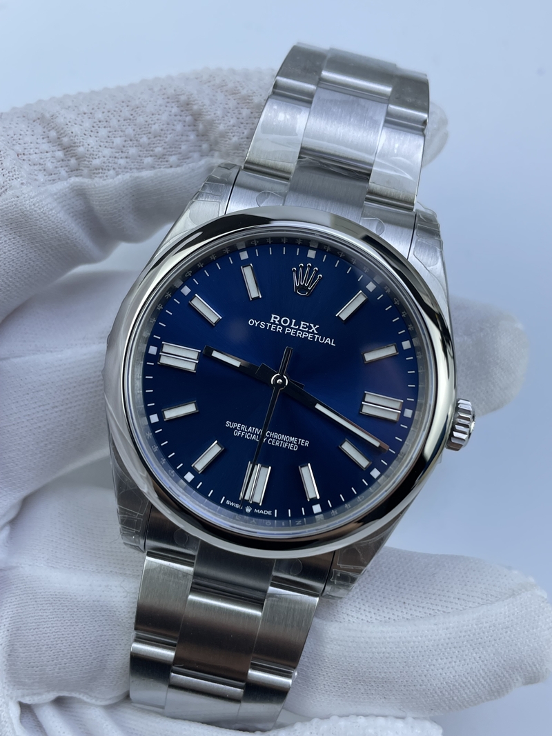 (준비완료/특급배송 할인판매)NO.3311/VS공장 롤렉스 오이스터퍼페츄얼 블루 다이얼 41미리