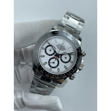 (준비완료/특급배송)NO.3693/초특급 갓성비 데이토나 스틸 세라믹베젤 화이트